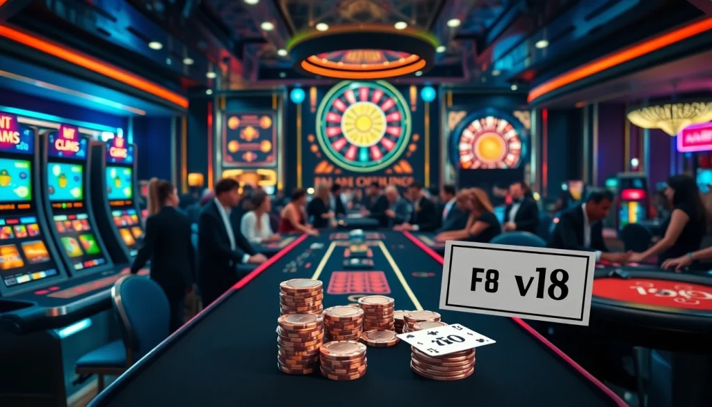 Experience the thrill of high-stakes F168 VIP gaming with elite players at luxurious casino tables.